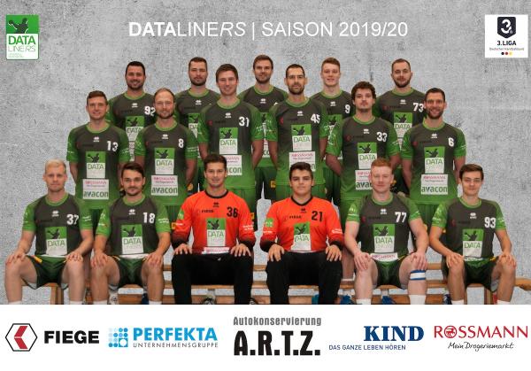 Handball Hannover-Burgwedel, Dataliners Burgwedel, Mannschaftsfoto Saison 2019/202
