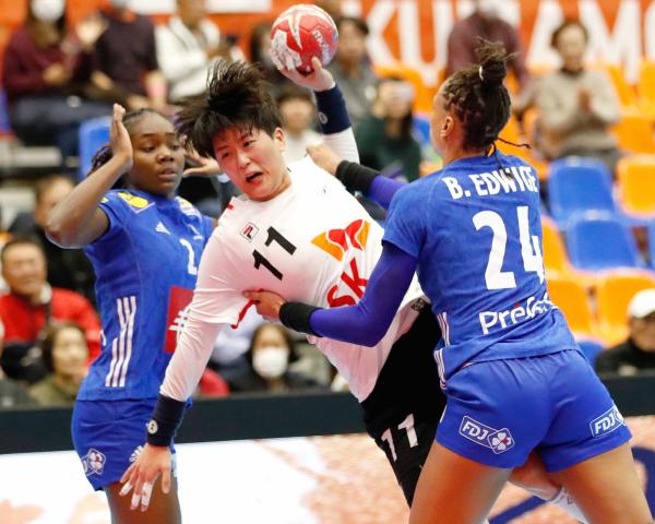 Eun Hee Ryu führte Korea mit zwölf Treffern zum Auftakterfolg gegen Frankreich