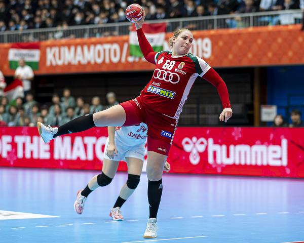 Laura Szabo for the Hungarian national team in 2019