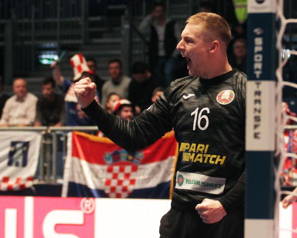 Viachaslau Saldatsenka war Matchwinner für Weißrussland