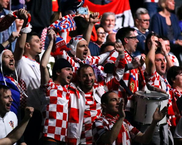 Fans Kroatien, Anhänger, Zuschauer, EHF EURO 2020