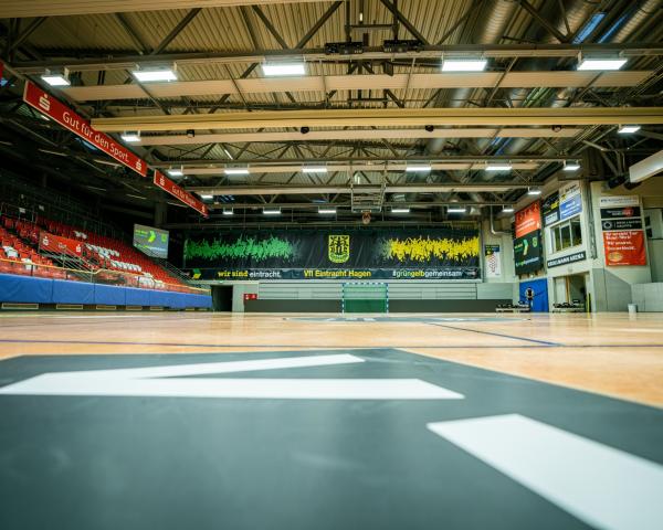 Aktuell spielt der VfL Eintracht Hagen noch in der Krollmann-Arena. 
