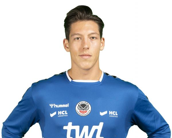 Leon Hoblaj ist dritter Torwart der Eulen Ludwigshafen und steht zudem im Tor des HLZ-Drittligateams.