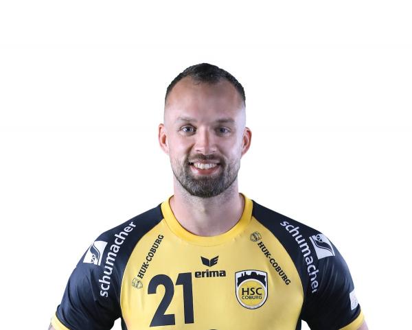 "DKB Spieler des Monats" März in der Liqui Moly HBL und bald "Koordinator Kinderhandball Sport" beim HSC 2000 Coburg: Florian Billek. 