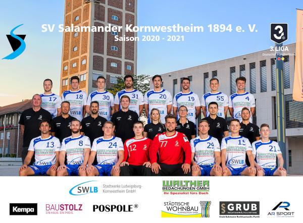 SV Salamander Kornwestheim, Mannschaftsfoto Saison 2020/21