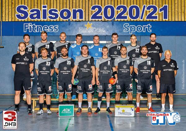 Stralsunder HV, Mannschaftsfoto Saison 2020/21