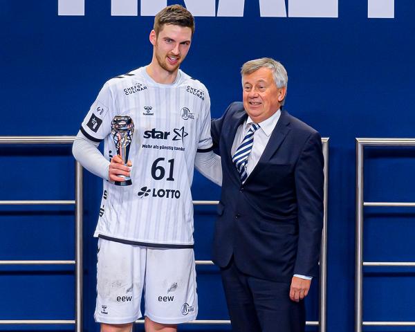 Hendrik Pekeler wurde 2020 MVP des EHF Final4 in Köln