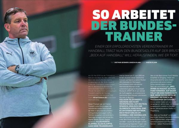 Ein Blick in das Magazin "Bock auf Handball" und die Philosophie von Alfred Gislason.