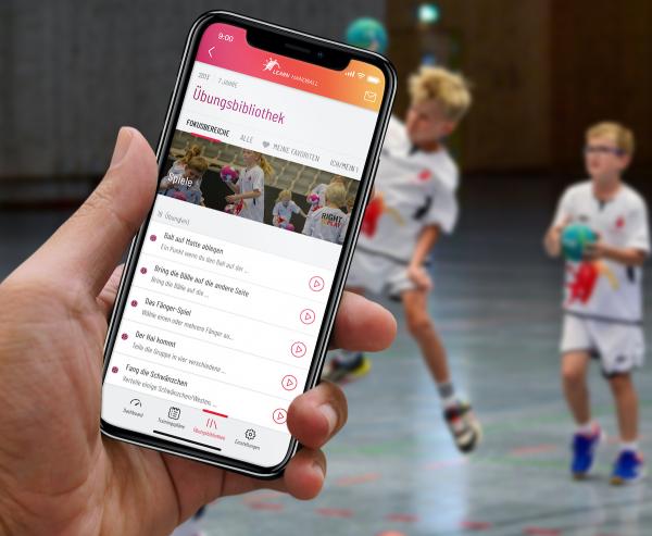 Trainingsplanung für die Hosentasche - mit der App "Learn Handball"