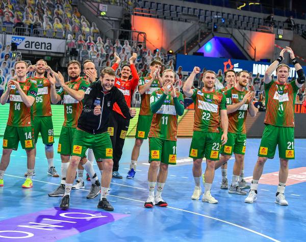 Der SC Magdeburg, hier bei den EHF Finals 2021, kann sich am Wochenende zum Gewinner der EHF European League krönen.