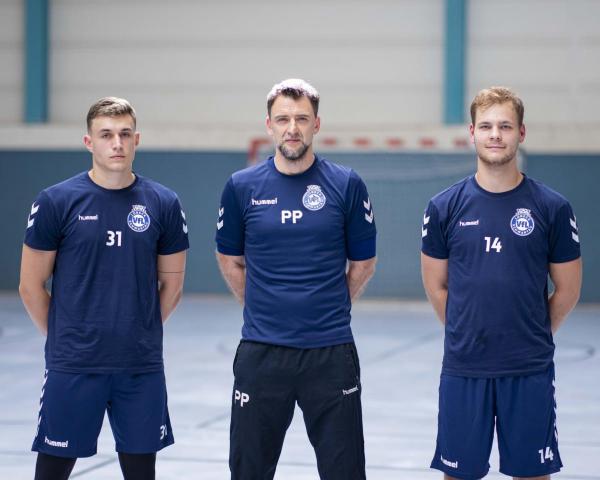 Matej Klima, Piotr Przybecki, Paul Skorupa - VfL Lübeck-Schwartau