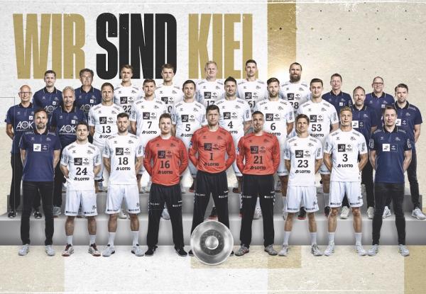 THW Kiel, Teamfoto Saison 2021/22, LIQUI MOLY HBL