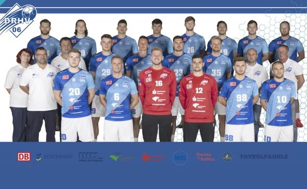 Dessau-Roßlauer HV, Teamfoto Saison 2021/22, 2. HBL, HBL2
