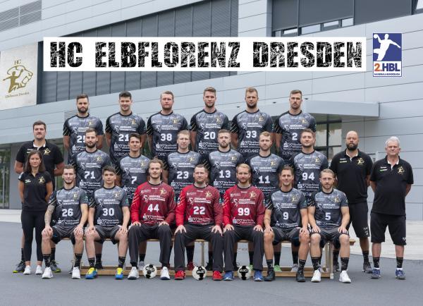 HC Elbflorenz Dresden, Teamfoto Saison 2021/22, 2. HBL, HBL2