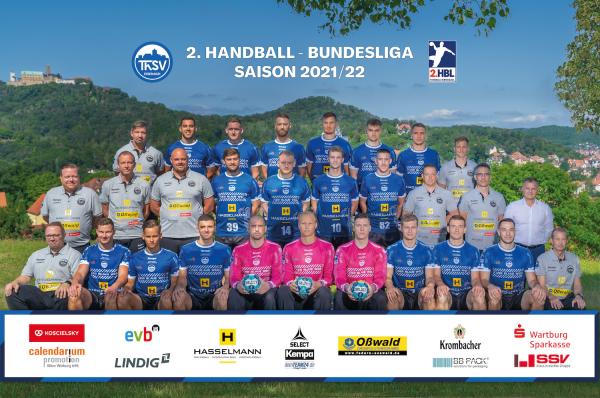 ThSV Eisenach, Teamfoto Saison 2021/22, 2. HBL, HBL2