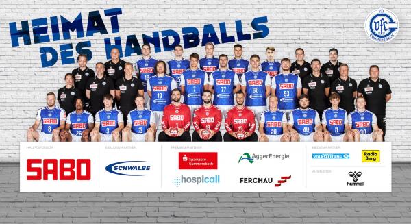 VfL Gummersbach, Teamfoto Saison 2021/22, 2. HBL, HBL2