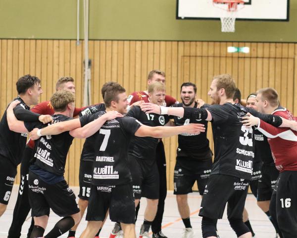 Die HSG Ostsee feierte am Freitag den Sieg im ersten Spiel der Drittliga-Saison 2021/22