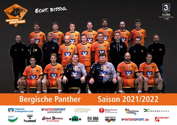 Die Bergischen Panther, Saison 21/22.