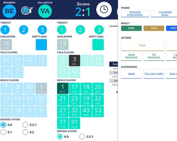 Die App handball.ai soll Trainern mit Live-Statistiken und Echtzeit-Analyse helfen.