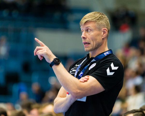 Gudjon Valur Sigurdsson freute sich über den ersten Sieg im ersten Spiel.