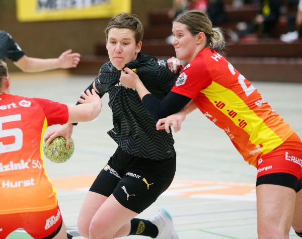 Alina Grijseels erzielte 8/2 Tore gegen Bensheim.