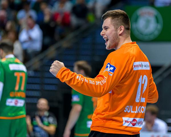 Anadin Suljakovic und die HSG Wetzlar wollen ihre Punktebilanz mit einem Sieg gegen Balingen ausgleichen