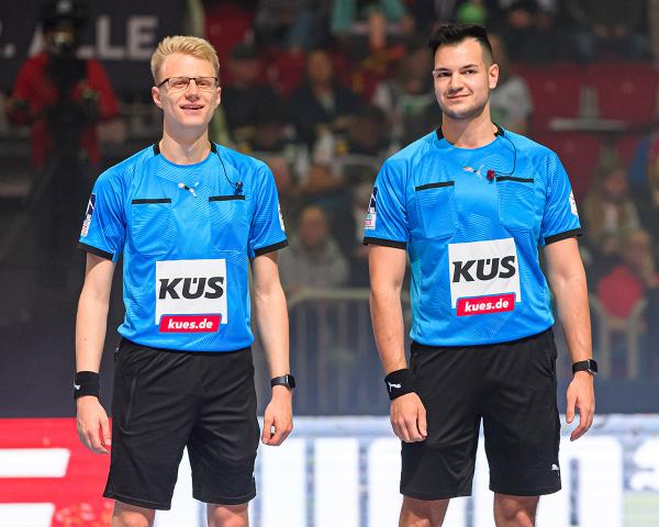 Julian Fedtke (re.) und Niels Wienrich sind eins von vier Gespannen aus dem Eliteanschlusskader des Deutschen Handballbundes. 