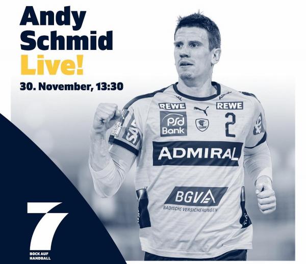 Andy Schmid war bei "Bock auf Handball Live" zu Gast