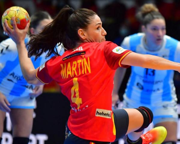 Host Spain has won its opening match in a commanding manner.