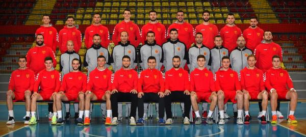 Nordmazedonien - Teamfoto  - EHF EURO 2022