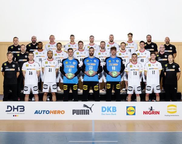 Die deutsche Mannschaft für die EHF EURO 2022. 