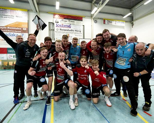 Das Team HandbALL feierte gegen Ahlen den zweiten Sieg in der Pokalrunde.