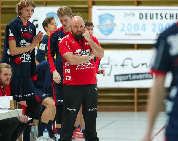 Michael Jacobsen, hier noch an der Seitenlinie der U19 der SG Flensburg-Handewitt, hat viel Erfahrung aus dem Jugendleistungssport mit nach Mannheim gebracht. 