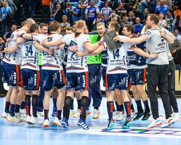 Flensburg jubelt über den Einzug ins Viertelfinal der EHF Champions League. 