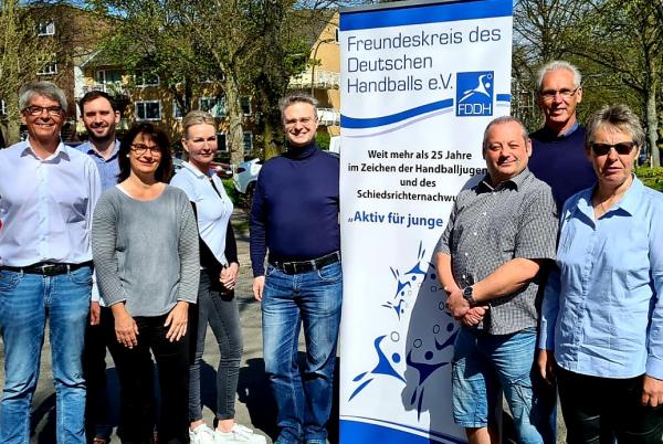 Der Vorstand des Freundeskreis des Deutschen Handballs