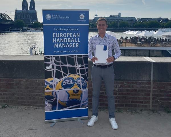 TV Emsdetten, Geschäftsleiter Florian Ostendorf, Zertifikatsstudium "European Handball Manager"