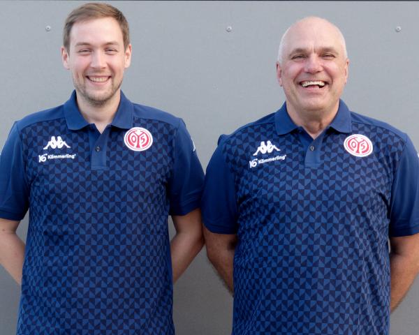 Tom Stibitzky (li., Co-Trainer) und Jörg Schulze (re., Trainer), 1. FSV Mainz 05 II
