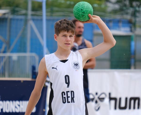 Jannis Herr steht mit der männlichen U16-Nationalmannschaft im EM-Halbfinale. 