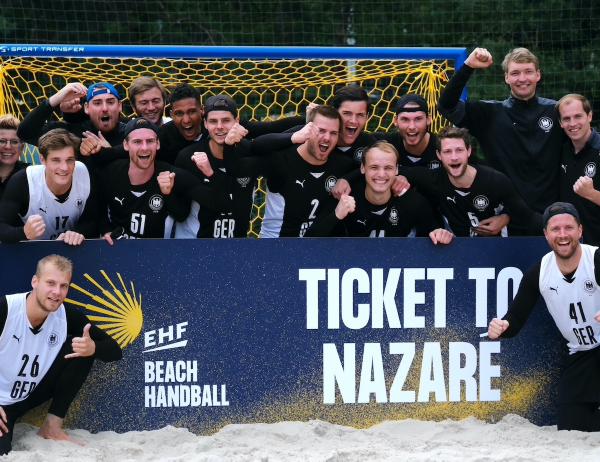 Germany secured their ticket ot Nazare at this year`s Beachhandball championships in Prague.