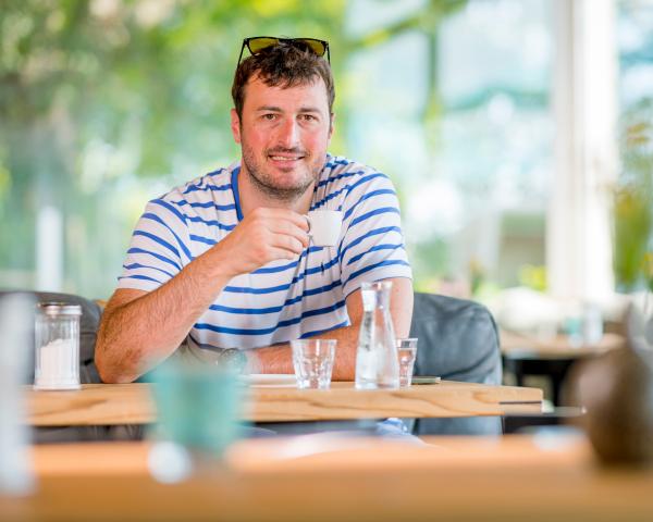 Bock auf Handball traf sich im vergangenen Sommer auf einen Kaffee mit Domagoj Duvnjak.