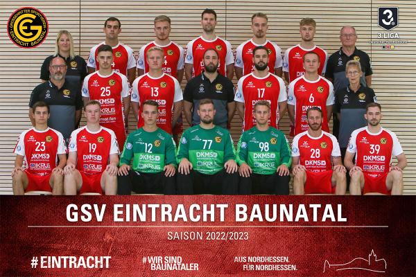 Mannschaftsfoto Eintracht Baunatal 2022/23