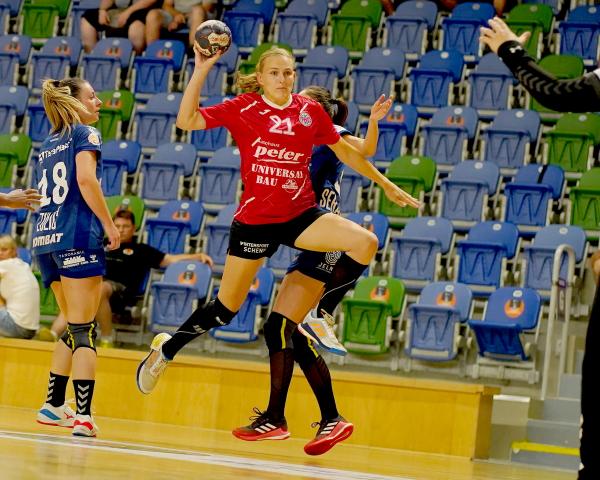 Annika Lott erzielte beim 35:35 des Thrüinger HC in Sola 10 Tore. 