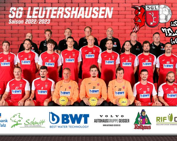 SG Leutershausen, Mannschaftsbild 2022/23, 3. Liga Staffel Süd