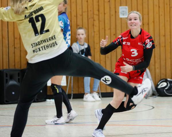 Nationalspielerin Amelie Berger feierte ihr Comeback und ihre Premier im Trikot von der HSG Bensheim/Auerbach. 