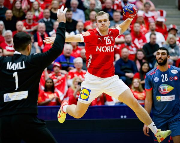 Johan Hansen und Dänemark gewannen deutlich gegen Tunesien.