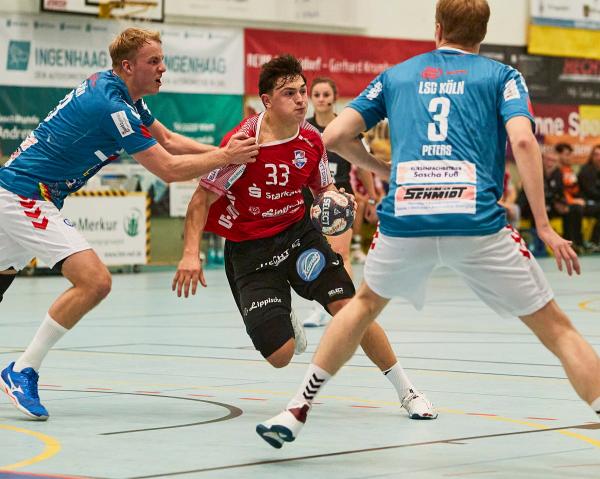 Team Handball Lippe - Thomas Houtepen im Spiel gegen den LSC Köln (Hinspiel) am 08.10.2022