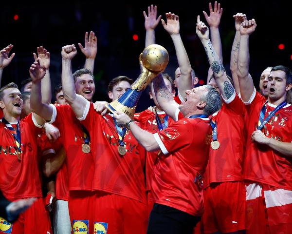 Weltmeister 2023 - Dänemark - Handball-WM 2023 - Jubel, Feier, Nikolaj Jacobsen
