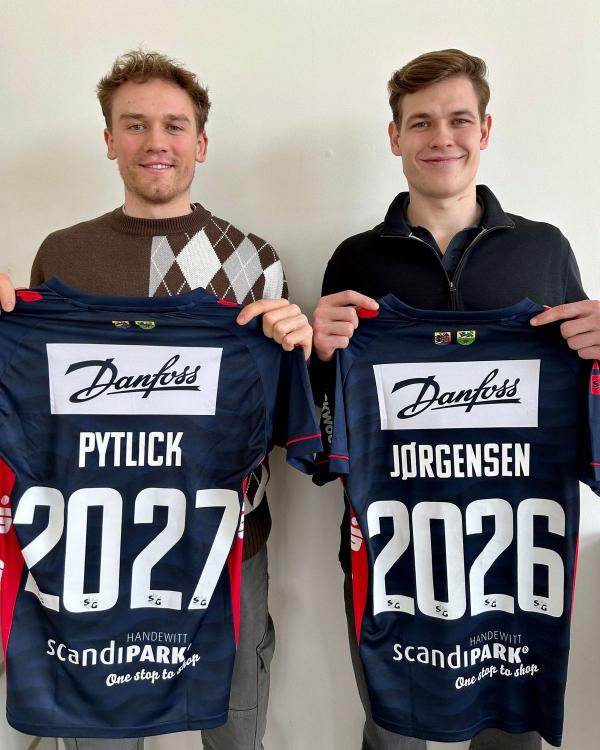 Simon Pytlick and Lukas Jørgensen join SG Flensburg-Handewitt next season.