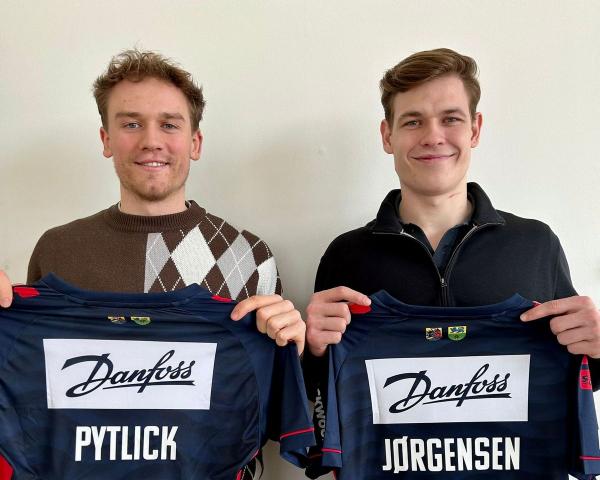 Die dänischen Weltmeister Simon Pytlick und Lukas Jørgensen wechseln im Sommer beide zur SG Flensburg-Handewitt.