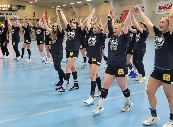 Der Rostocker HC krönte sich vorzeitig zum Meister in der Staffel Nord-Ost der 3. Handball Liga der Frauen.